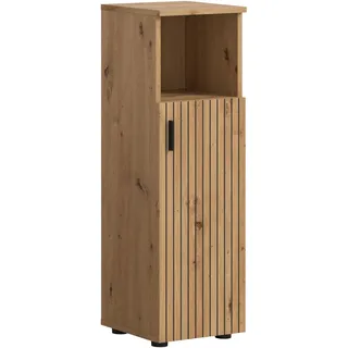 VCM Mone Badschrank 30 x 95 x 30 cm Braun