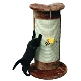 Kerbl Kratzecke 33 x 33 x 57 cm braun