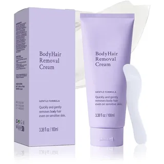 Enthaarungscreme für Männer und Frauen, sanfte Formel, schnelle & schmerzfreie Depilatory, Intimcreme für Bikini- und Intimbereich 100ml