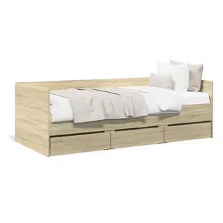 vidaXL Tagesbett mit Schubladen 90 x 200 cm braun