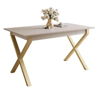 lookway Arton Gold II 80 x 77 x 140 cm beige/gold