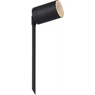 Lucide Moderne zylindrische Außenleuchte kippbar 2700K Ø6,3cm 37cm hoch IP44 inkl. Leuchtmittel - Schwarz