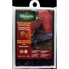 Vilmorin vb04106 Mulchfolie für Erdbeeren Micro perforiert Polyethylen 50 mm 1,40 x 10 m
