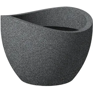 Scheurich Wave Globe Ø 60 x 44,7 cm Schwarz Granit