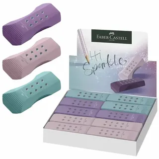 Faber-Castell Faber-Castell, Korrekturmittel, Kunststoff-Radierer RollOn Sparkle sortiert
