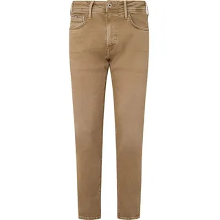 Pepe Jeans Pm211667 Tapered Fit Jeans - Khaki Beige - 36 - 32