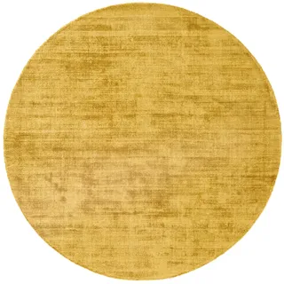 Teppich HEINE HOME Gr. 3, gelb (senfgelb), B:90cm H:7mm L:160cm, Viskose, Teppiche, Teppich