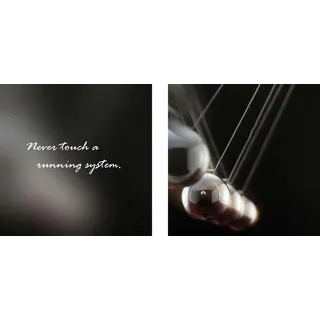 Queence Leinwandbild »running system« schwarz (farbe bild(er): schwarz), B:80cm H:40cm T:2cm, Canvas, Holzrahmen, Bilder, Leinwandbild, Premium-Leinwandstoff, Handarbeit aus Deutschland, Spruch, 2er Set,