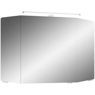 Pelipal Spiegelschrank , Weiß , Metall , 6 Fächer , 100x67x17 cm , Made in Germany , erweiterbar, Typenauswahl, umfangreiches Zubehör erhältlich , Badezimmer, Badmöbelsets & Badmöbelserien, Badmöbelserien