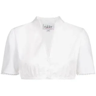 Nübler Dirndlbluse "Dirndlbluse kurzarm Babis", weiß
