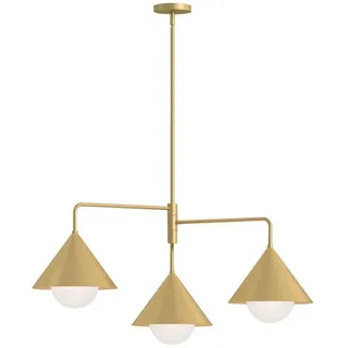 Elstead Lighting Kronleuchter , Goldfarben , Metall , 96.5 cm , höhenverstellbar , Lampen & Leuchten, Innenbeleuchtung, Hängeleuchten, Kronleuchter
