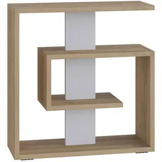 Livetastic Beistelltisch Saly ca. 55x20x57 cm Eiche/Weiß