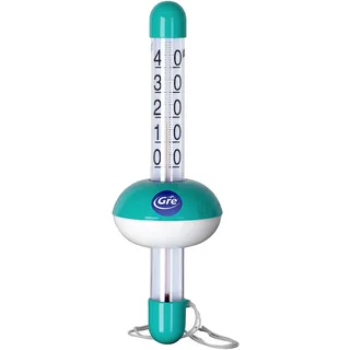 Gre 40050 - Schwimmendes Poolthermometer „Big“ für Pools, doppelt ablesbar, 20 x 5 x 50 cm