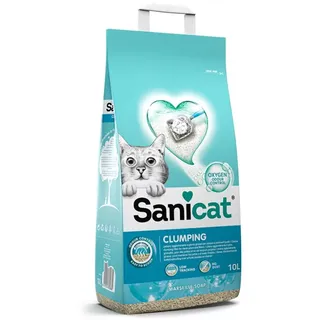SANICAT Clumping Marseille Soap Katzenstreu 10 l