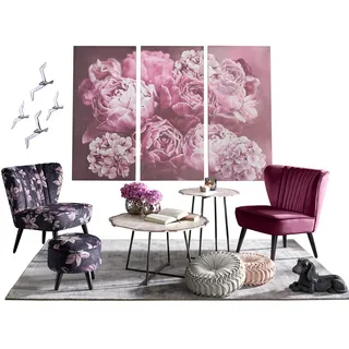 Bild HEINE HOME, lila (farbe bild(er): beere), B:210cm H:150cm T:3cm, Bilder, Bild