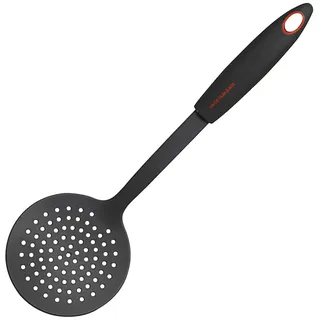 Fackelmann Schaumlöffel, Nylon, Anthrazitgrau und Rot