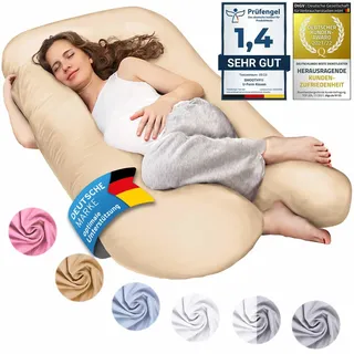 Smoothy Stillkissen 120 x 70 cm Beige