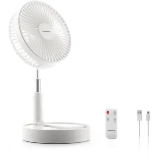 InnovaGoods Faltbarer wiederaufladbarer 3-in-1-Ventilator Fandle Ø7,7'' 7200 mAh