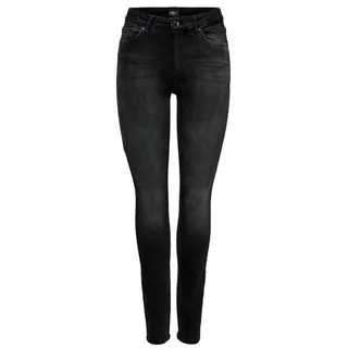 Only Blush Life Mid Skinny Fit Jeans, (15225846) black Denim