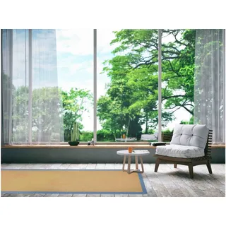 carpetfine Sisal Sisalteppich 60 x 180 cm Blau