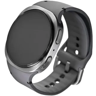 Samsung Galaxy Watch8 BT 40,4 mm Aluminiumgehäuse grau Kautschukarmband grau S/M