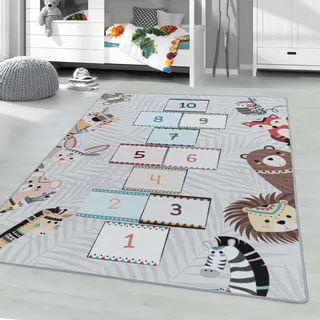 Ayyildiz Kinderteppich Play 2903 Grau ca. 80x120cm