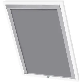 vidaXL Verdunkelungsrollo Grau PK08