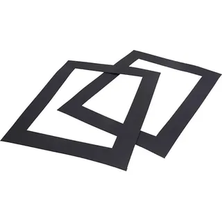 Creativ Company 549542, Kunstpapier, 500 g/m2 - Schwarz