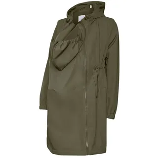 Mamalicious Nell Solid 3in1 Softshell Maternity Jacke - Ivy Green - S