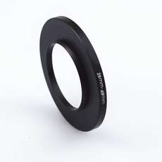 39 bis 49mm Metall Filter-Ring,39-49mm Step up Filteradapter Ring - von Kamera Objektiv mit 39mm Filtergewinde auf 49mm Filter-Ring