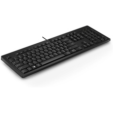 Bild 125 kabelgebundene Tastatur, schwarz, USB, DE (266C9AA#ABD)