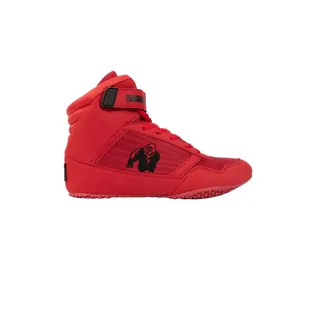 Gorilla Wear High Tops Red rot - schwarzes Logo - Bodybuilding und Fitness Schuhe für Damen und Herren, EU 37