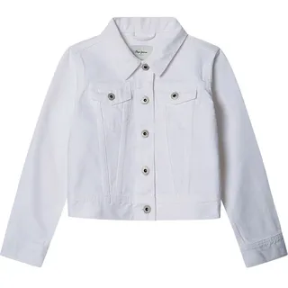 Pepe Jeans Pg401119 Cropped Jeansjacke - White - 12 Jahre
