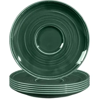 SELTMANN WEIDEN »Kombi-Untertassen Terra ø 16,1 cm 6er Set«, grün