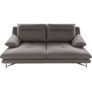 Calia Italia Couch Strukturbezug 3-Sitzer Grau