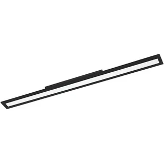 EGLO connect LED Deckenleuchte Salobrena-C 1 flammige | Deckenlampe aus Aluminium und Kunststoff in Schwarz, Weiß, Fernbedienung, Farbtemperaturwechsel (warm – kalt), RGB, dimmbar