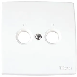 Abdeckplatte 2 TV-R-Anschlüsse