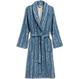 Möve Bademantel Bohemian Dreams nature/steel blue XS
