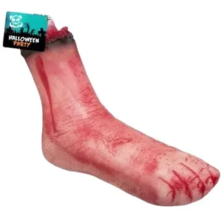 FORNOR 12521 Fuß blutig HALLOWEEN 16 x 19 cm