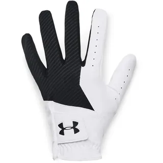 Under Armour Mens Full Finger Gloves Ua Medal Golf Glove, Black, 1349705-001, LMD