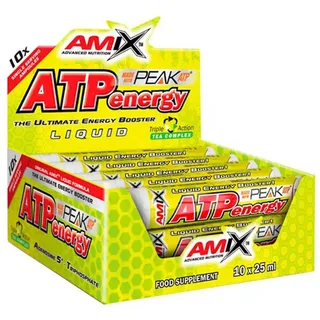 Amix Atp Energy Vials Energy-drink Einzeldosis-box Orange 25ml 10 Einheiten - Yellow - One Size
