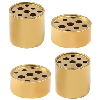 Operitacx Kupfer Multi-Loch Räucherstäbchenhalter 2Er Set Mit 9 Löchern Sicherer Weihrauchhalter Für Wohnzimmer Büro Meditationsraum Retro Design