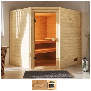 welltime Sauna »Trixi«, ohne Ofen, beige