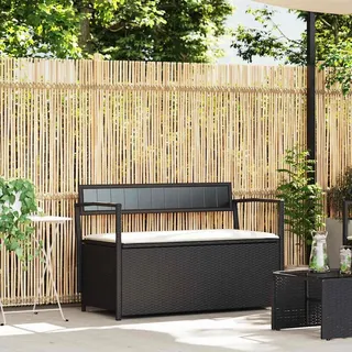 vidaXL Gartenbank 100 x 54 x 74 cm Schwarz