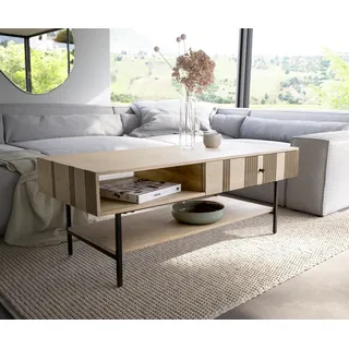 DeLife Nereos Weiß Mango 130 x 50 x 60 cm