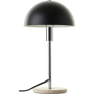 LeGer Home by Lena Gercke Tischleuchte »Linnea Pilz Lampe«, Leuchtmittel E14   ohne Leuchtmittel, Pilzleuchte, Tischlampe, Steinsockel, Höhe 35,5 cm, schwarz