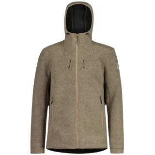 Maloja Fleecejacke AvisioM (mit Kapuze, Wolle) braun Herren