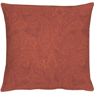 Dekokissen APELT "3313 INDIAN SUMMER" Gr. 2, orange (orange, ornamente unifarben), B:49cm L:49cm, Kunstfaser, Polyester, Dekokissen_Sitzkissen_Kissenhüllen, Dekokissen, Kissenhülle ohne Füllung, 1 Stück