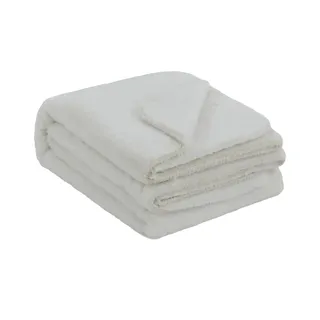 Schöner Wohnen SCHÖNER WOHNEN-Kollektion Kuscheldecke Chic 140 x 200 cm Polyester Off White