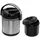 Thermobehälter Edelstahl/schwarz 1,2 l